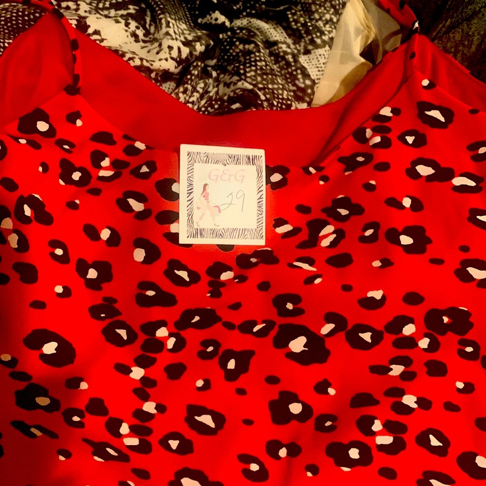 Leopard print cami